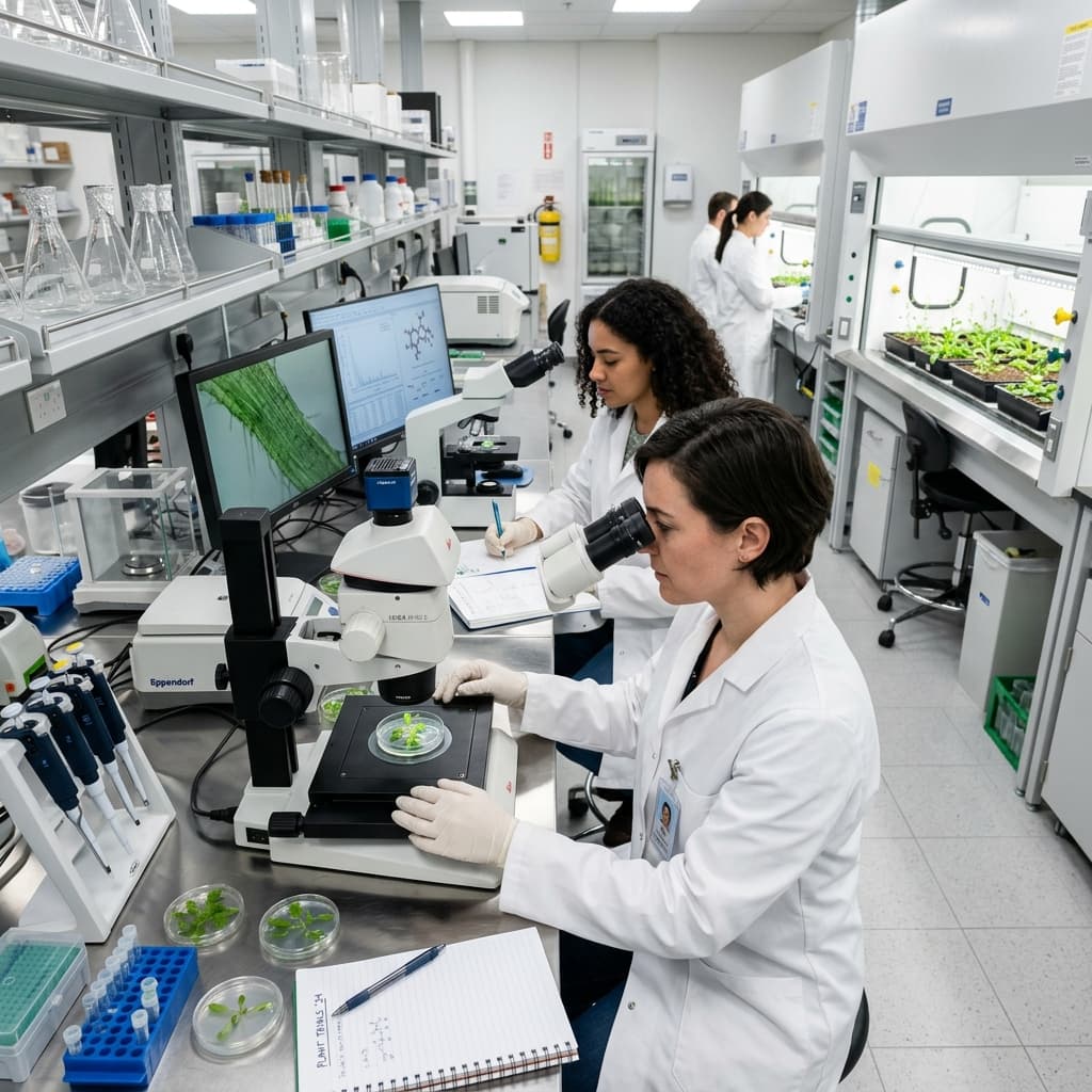 Agricultural research laboratory